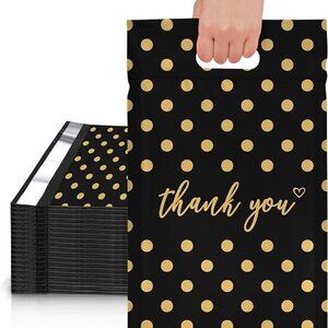 10 pcs Poly Mailers with Handle 10 X 13 Inch Premium Shipping Bags